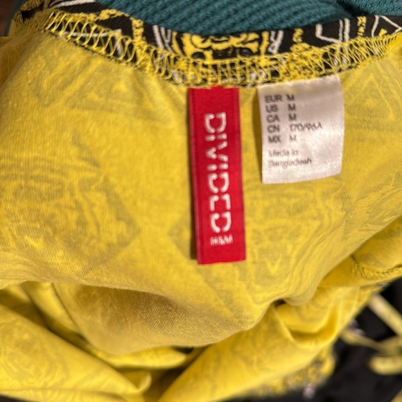 H & M Bright Yellow and Black Tiger Print Mini Tank Dress - Picture 6 of 13